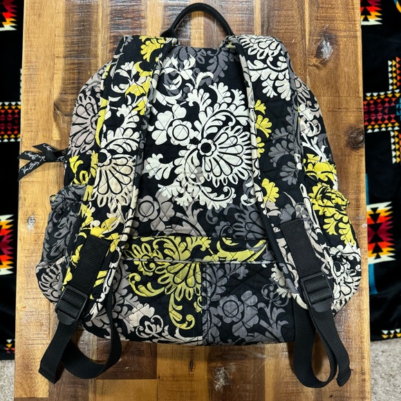 Vera Bradley Yellow & Black Backpack - Picture 5 of 11